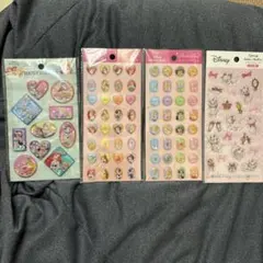 ディズニー　ウォーターストーンエポキシラメ　シール4枚セット