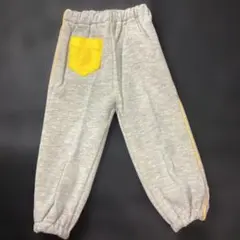 T-315 ベビー　裏起毛　ホッピングパンツ　日本製　90cm グレー
