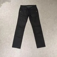 MONSIEUR NICOLE グランジ y2k ジップ ブラックデニムパンツのサムネイル