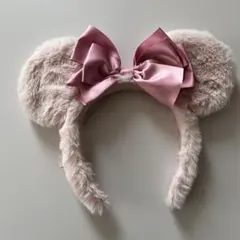 Disney ピンク ファー カチューシャ　ミニー