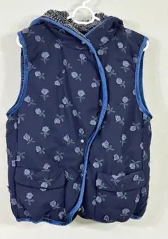 ミナペルホネン frost garden ダウンベスト　ネイビー　36 ミナペルホネン frost garden ダウンベストnavy | Lin total fashion