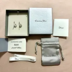 ✿正規店購入 vintage Dior ピアス シルバー シンプル（保証書付き）