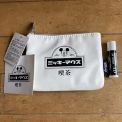 ミッキーマウス 喫茶ポーチ ホワイトのサムネイル