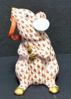 ロイヤルクラウンダービー 金彩うさぎ フィギュリン ペーパーウェイト