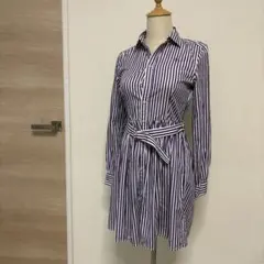 Polo Ralph Lauren ストライプ シャツワンピ (150〜160）