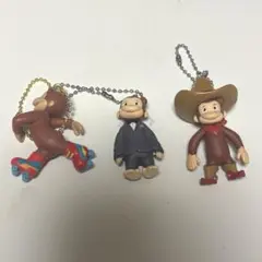 ミー様専用おさるのジョージ キーホルダー 2体セット ガチャガチャ