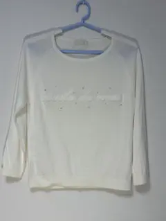 any SiS エニシス 薄手ニット セーター きれいめ 春ニット M