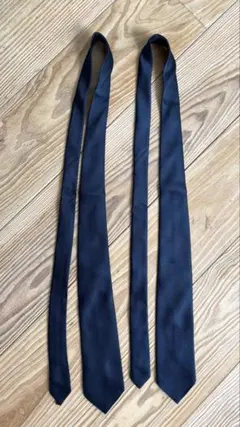 ネイビー ネクタイ 2本セット