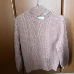 CECIL Mc BEE セシルマクビー　ワンショル　タートルネックセーター F