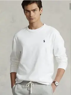 ポロラルフローレン　クラシックフィット ヘビーウェイト ロングスリーブTシャツ
