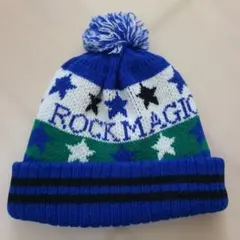 ROCK MAGIC 星柄ニット帽 50-52cm