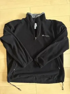 00’s チャンピオン Champion ハーフジップ スウェット ブラック