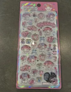 マイメロ、肉球④枚、スティッチ。計6枚