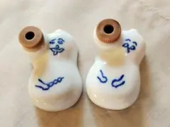 ひょうたん型陶器醤油さしセット