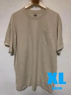 GILDAN ギルダン 6oz ポケT XL サンドベージュ ポケット Tシャツ