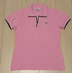 LACOSTE 半袖 ポロシャツ ピンク