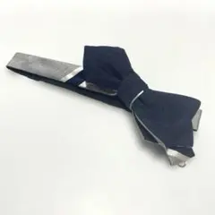 蝶ネクタイ メンズ スーツ ネイビー 前撮り 結婚式 披露宴