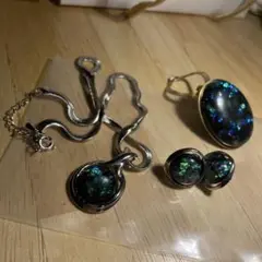 ヴィンテージ・昭和レトロ◆アクセサリー３点セット003 まとめ売り