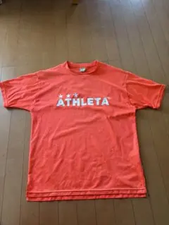 ATHLETA オレンジ Tシャツ