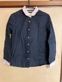 earth music&ecology ネイビー長袖シャツ　M