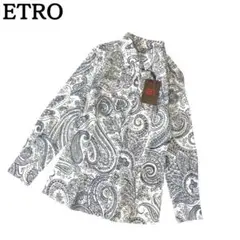タグ付き新品★ETRO エトロ 長袖シャツ ペイズリー柄 ITA40 M相当のサムネイル