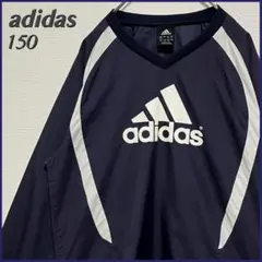 【良品　ビッグロゴ】adidas アディダス ピステトップ 古着 キッズ 150