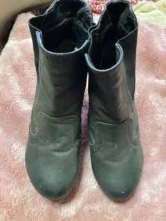 厚底 ショートブーツ