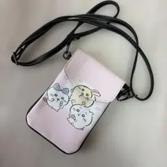 ちいかわ スマホポーチ クロスボディ スマートフォンバッグ 斜めがけポシェット