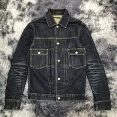 アーバンリサーチ【40】デニムジャケット 2nd ヴィンテージ加工 鬼ヒゲ