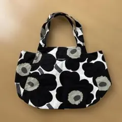 マリメッコ　marimekko ウニッコ　トートバッグ　花柄　キャンバス