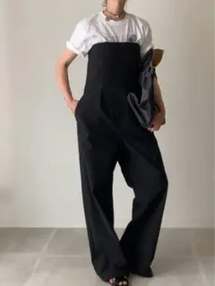 未使用6 ROKU コットン ベアトップ オールインワン