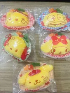 ハローキティ おやつマスコット ストラップ 3点セット どら焼き ロール