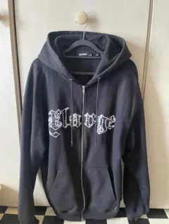 XLARGE ブラック ジップアップパーカー XL