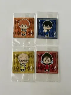 ハイキュー!! 烏野高校シール4枚セット