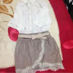 LIZ LISAシャツ+スカート