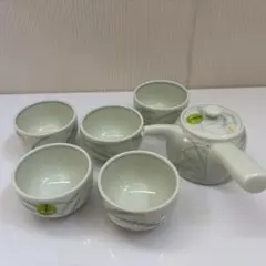 新品未使用　白山陶器　急須と茶碗5個セット
