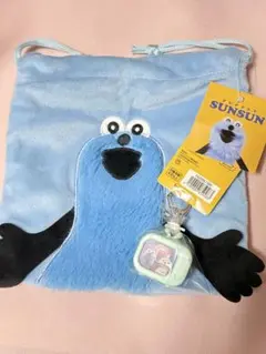 スンスン　パペットスンスン テレビキーホルダーサンキューマート ふわふわ巾着