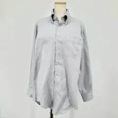 /＊b/エル オム ELLE ボタンダウン シャツ 長袖 トップス グレー系