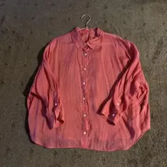 green label relaxing シアーシャツ