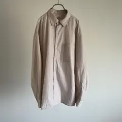 UNIQLO C ブロード　オーバーサイズ　ストライプシャツ