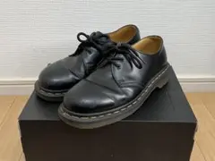 Dr. Martens ブラックレザー ローファー25cm