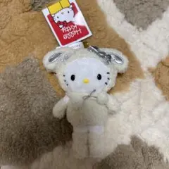 ハローキティ展 限定 雪うさぎ　京都限定 ぬいぐるみ