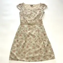 【美品】トッカ　ワンピース　シアー　エンブロイダリー　ジャガード　フラワー　0