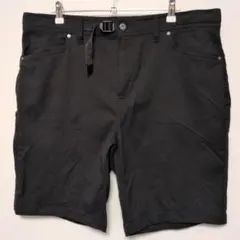 ジェリー クライミングハーフパンツ 無地 38黒 ナイロン ストレッチ キャンプ