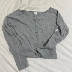 umm. Discoat グレーカーディガン