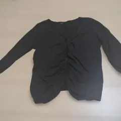 カーディガン　七分丈　黒　サイズM
