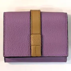 LOEWE ロエベ 三つ折り財布◆トライフォールド◆ダーティモーヴのサムネイル