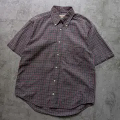 McGREGOR Seersucker Check SS Shirt M