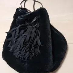 定価7.4★超美品 ラドロー ファーワンショルダーハンドバッグ　黄色　ベージュ 定価7.4☆超美品 ラドロー ファーワンショルダーハンドバッグ 黄色