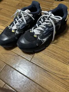 LACOSTE ラコステ　レザーメッシュ　軽量スニーカー 箱あり